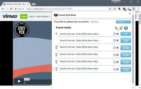 video downloader extension chrome